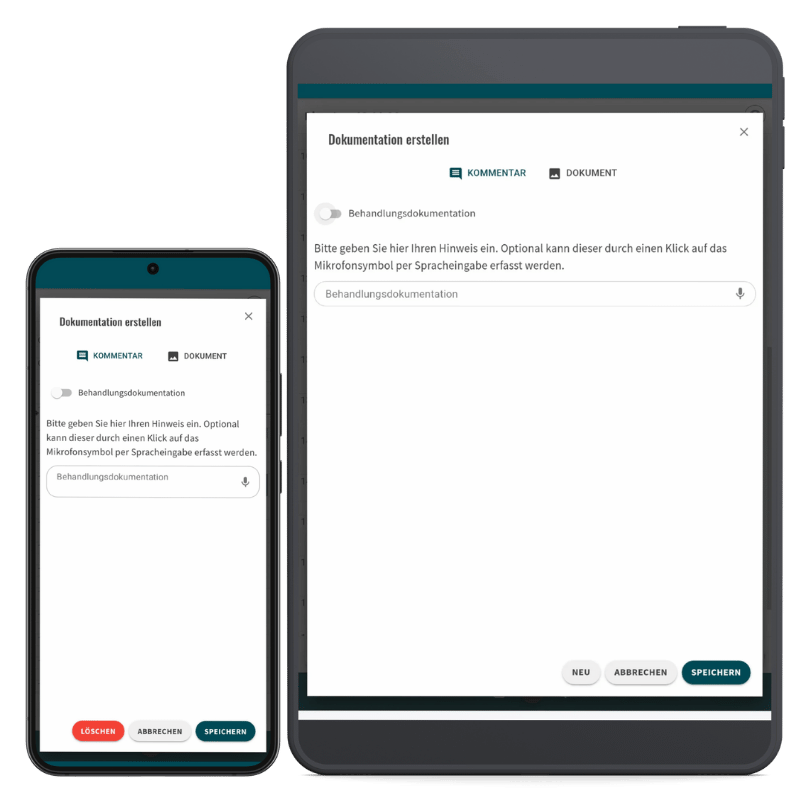 Mobile Dokumentation bei Hausbesuch mit der SmartVO App