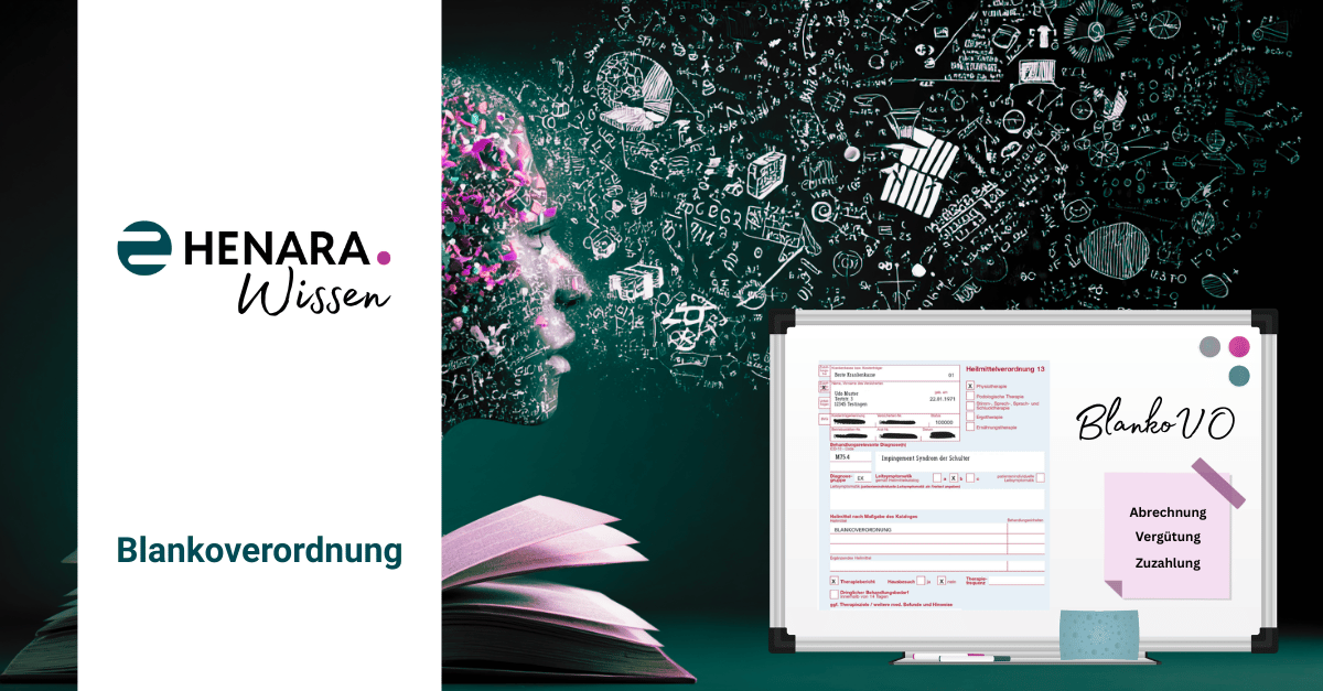 dekoratives Wissensbild zur Blankoverordnung abrechnen