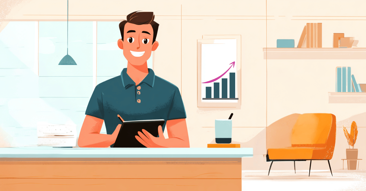 Illustration zur Vergütung Logopädie 2026 mit steigender Honorarkurve und Praxisorganisation