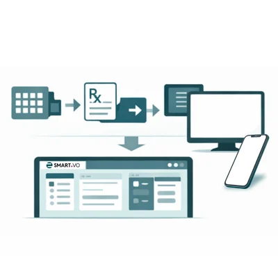 Praxissoftware SmartVO verbindet Terminbuchung, Verordnung und Patientendaten in einem System