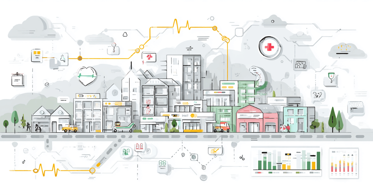 Infografik zur Bewertung der Therapieversorgung in einer Region