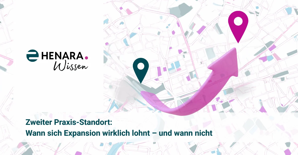 zweiter Praxisstandort Therapiepraxis Auswahl auf Landkarte