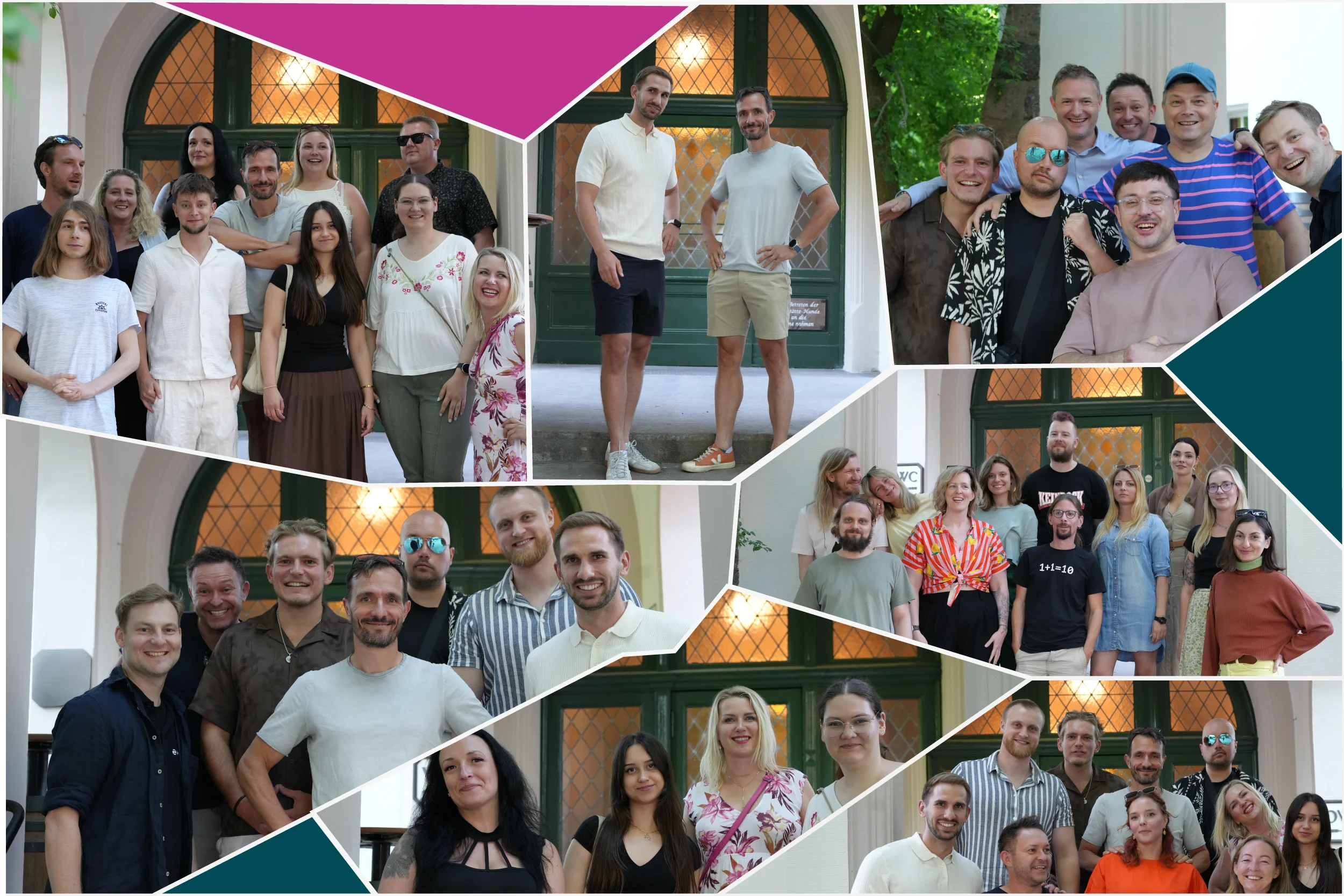 HENARA Team Collage Header Collage der HENARA Mitarbeiter